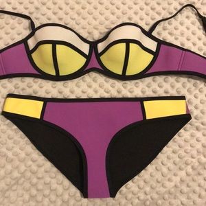 TRIANGL color-block bikini